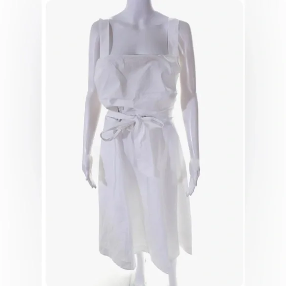 VERONICA BEARDPositano Ruched Bow Midi Dress